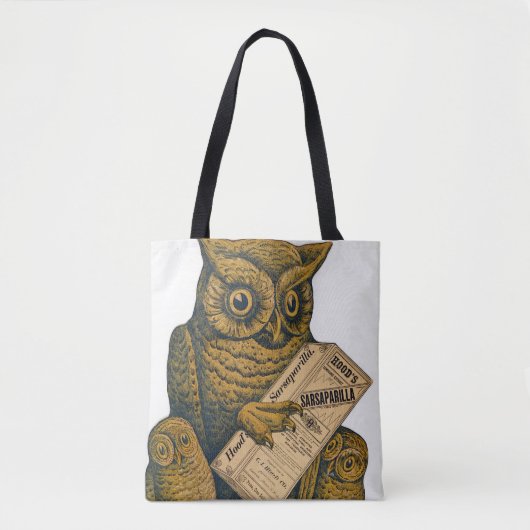 Hood's Sarsaparilla Restorative Tonic. Tote Bag (Voorkant)