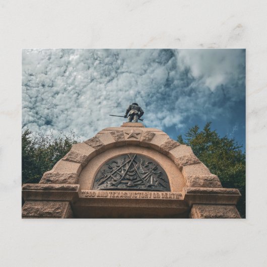 Hood's Texas Brigade Monument Briefkaart (Voorkant)
