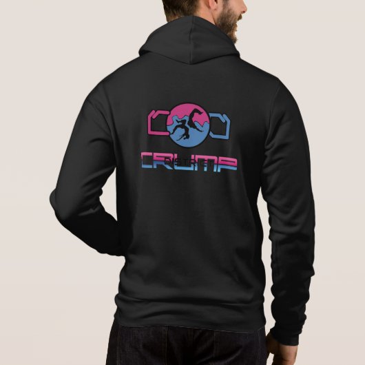 Hoody roze/blauw (Achterkant)