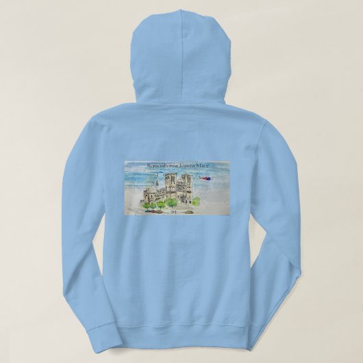 Hoody sweatshirt with Flying Joanna (Design achterkant)