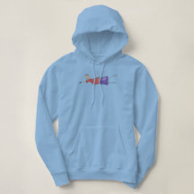 Hoody trui met Flying Joanna