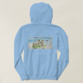 Hoody trui met Flying Joanna (Design achterkant)