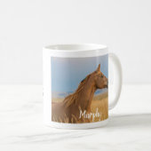 Hoof Prints op ons hart Herdenkingsfoto Koffiemok (Voorkant rechts)