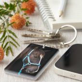 Hoof Prints op ons hart Herdenkingsprogramma Sleutelhanger (Voorkant Rechts)