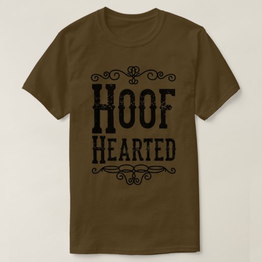 Hoof verwarmd 1 t-shirt (Design voorkant)