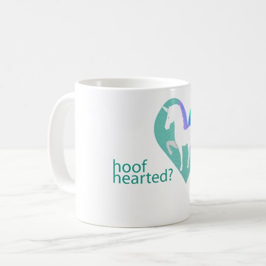 Hoof verwarmde Mok (Voorkant links)