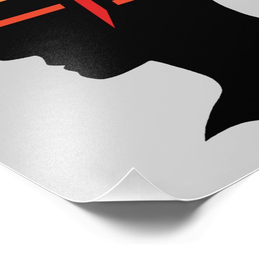 Hoofd Abstract Foto Afdruk (Hoek)