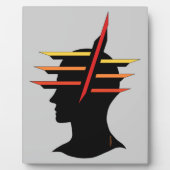 Hoofd Abstract Fotoplaat (Voorkant)