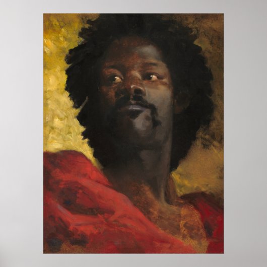 Hoofd Abyssinia - Henri Regnault Fine Art Poster (Voorkant)