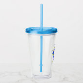 Hoofd Acryl Drinkbeker (Rechts)