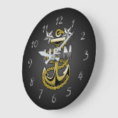 Hoofd Anchor Clock Grote Klok (Hoek)