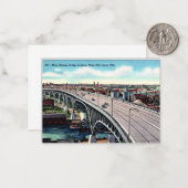 Hoofd Ave. Bridge, Cleveland, Ohio  Briefkaart (Voorkant / Achterkant in situ)