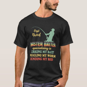 Hoofd Baiter die mijn straat buigt Vist vaardighed T-shirt