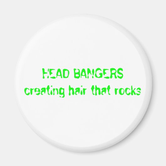 HOOFD BANGERS creëren haar dat rockt Magneet (Voorkant)