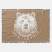 Hoofd beer, vrij en vrij, handtekening afbeelding deken (Voorkant)