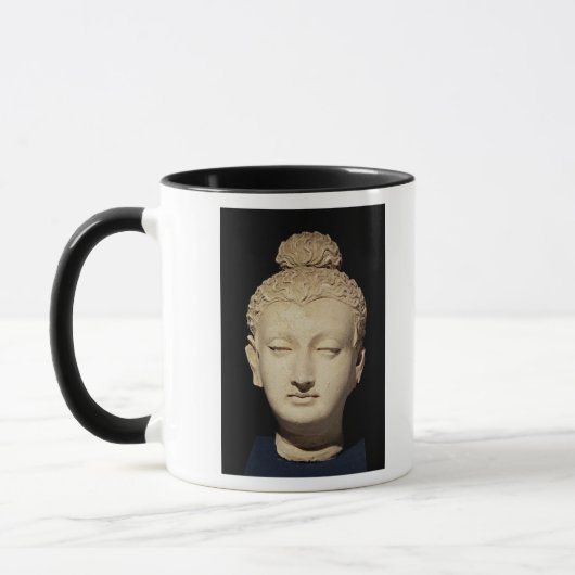 Hoofd boeddha, Greco-Boeddhistische stijl Mok (Links)