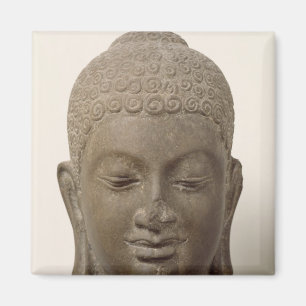 Hoofd Boeddha, van Vat Romlok Magneet