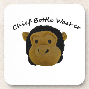 Hoofd Bottelwasser Bier Onderzetter