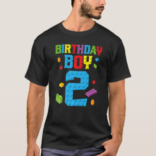 Hoofd Bouwer 2e verjaardag Jongen 2 Twee jaar Bouw T-shirt