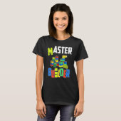 Hoofd Bouwer Brick Block Builder T-shirt (Voorkant volledig)