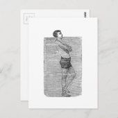 Hoofd boven Briefkaart water  (Voorkant / Achterkant)