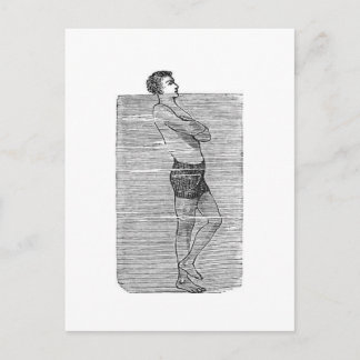 Hoofd boven Briefkaart water 