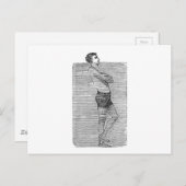 Hoofd boven Briefkaart water  (Voorkant / Achterkant)