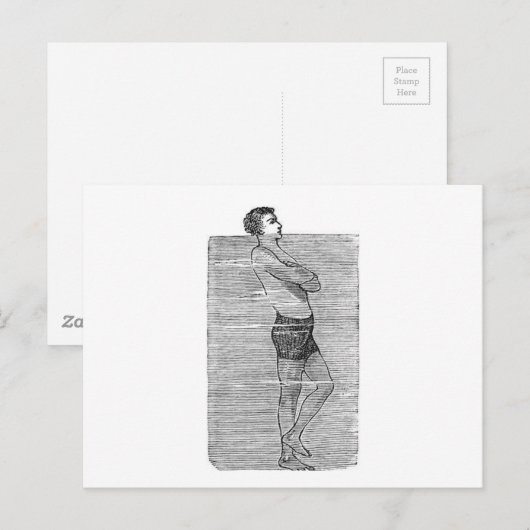 Hoofd boven Briefkaart water (Voorkant / Achterkant)