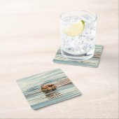 Hoofd boven de waterschildpad kartonnen onderzetters (Insitu)