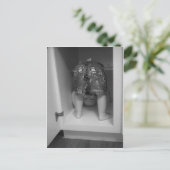 Hoofd boven hazelfotografie briefkaart (Staand voorkant)