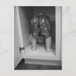 Hoofd boven hazelfotografie briefkaart