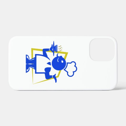 Hoofd Case-Mate iPhone Case (Achterkant (horizontaal))