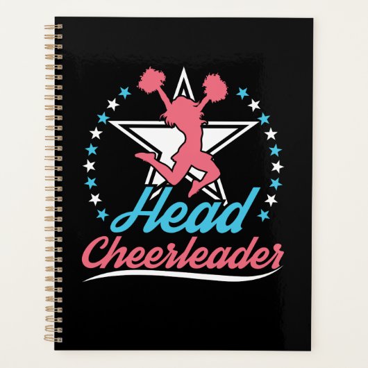 Hoofd Cheerleader Cheerleading Captain Planner (Voorkant)