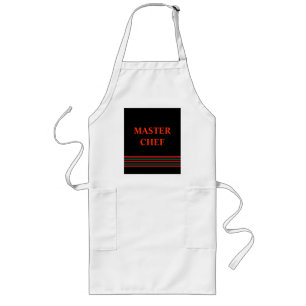 Hoofd Chef> Aangepaste promotie Lang Schort