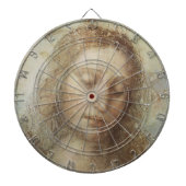 Hoofd Christus (Christendom) (Leonardo da Vinci) Dartbord (Voorkant)