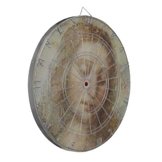 Hoofd Christus (Christendom) (Leonardo da Vinci) Dartbord (Voorkant Links)