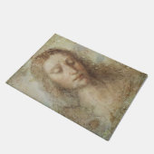 Hoofd Christus (Christendom) (Leonardo da Vinci) Deurmat (Schuin)
