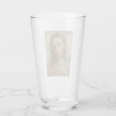 Hoofd Christus (Christendom) (Leonardo da Vinci) Glas (Achterkant)