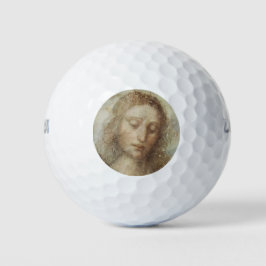 Hoofd Christus (Christendom) (Leonardo da Vinci) Golfballen