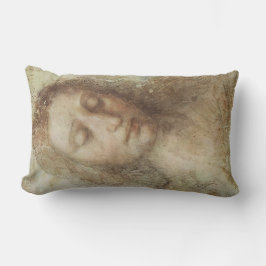 Hoofd Christus (Christendom) (Leonardo da Vinci) Kussen