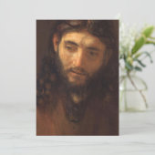 Hoofd Christus door Rembrandt 1648 Kaart (Staand voorkant)