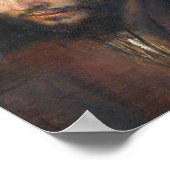 Hoofd Christus - Rembrandt_Harmensz Poster (Hoek)