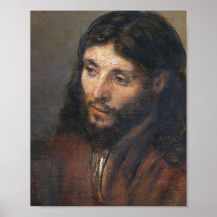 Hoofd Christus - Rembrandt_Harmensz Poster
