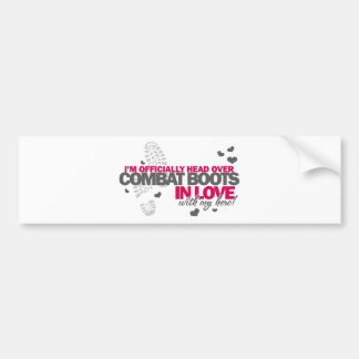 Hoofd Combat Boots Bumpersticker
