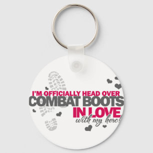 Hoofd Combat Boots Sleutelhanger
