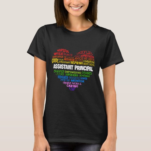 Hoofd Cute Heart Terug naar School T-shirt (Voorkant)