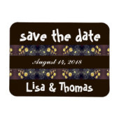 Hoofd Daisy Bloemen Save Datum Magnet Magneet (Horizontaal)