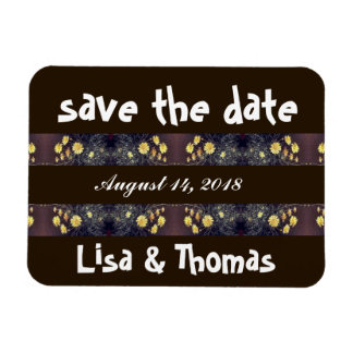 Hoofd Daisy Bloemen Save Datum Magnet Magneet