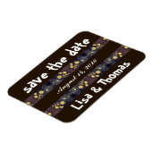 Hoofd Daisy Bloemen Save Datum Magnet Magneet (Linkerzijde)