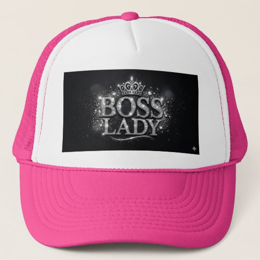 Hoofd Dame Trucker Hoed Pet (Voorkant)
